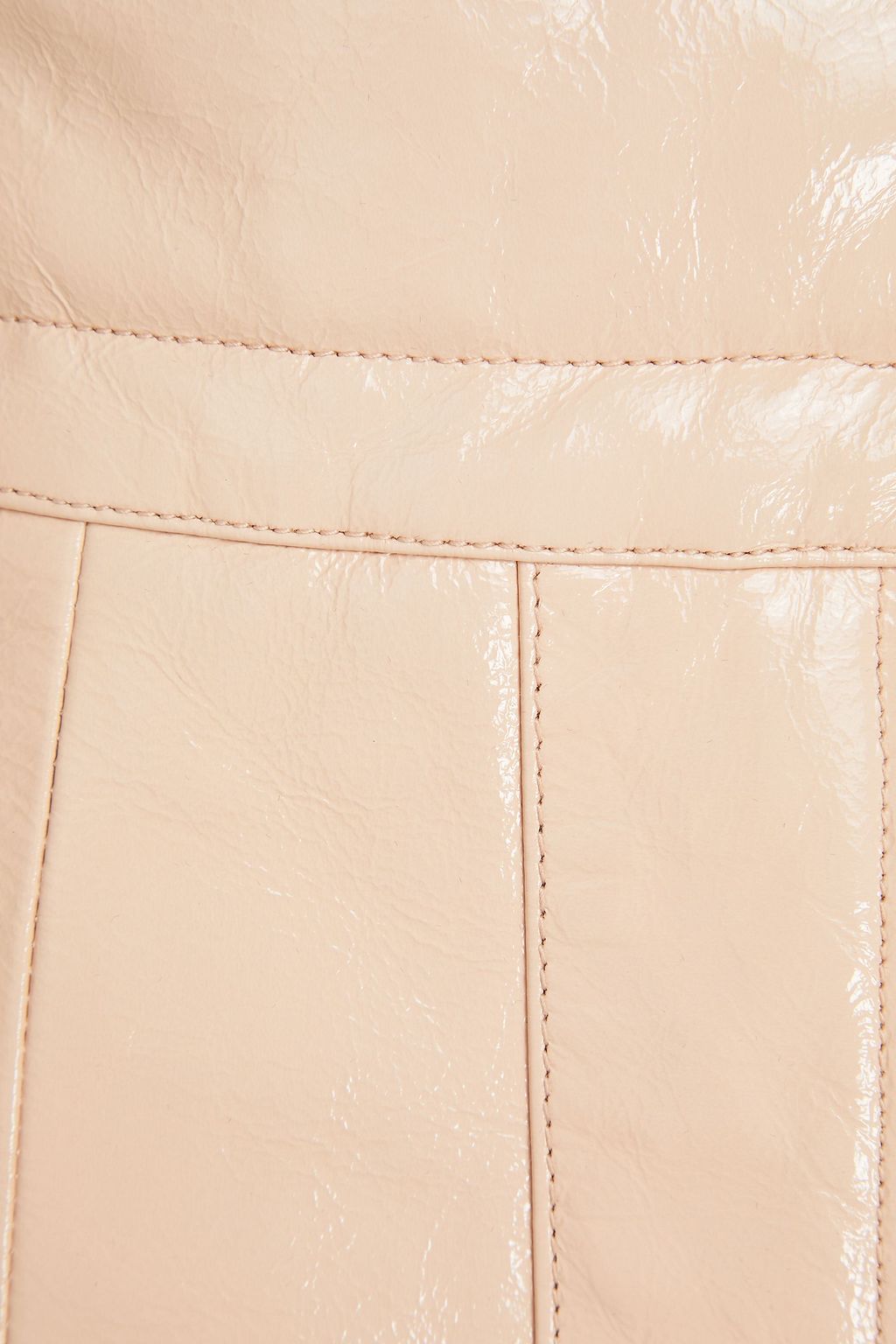 PHILOSOPHY DI LORENZO SERAFINI Midirock aus Lackleder