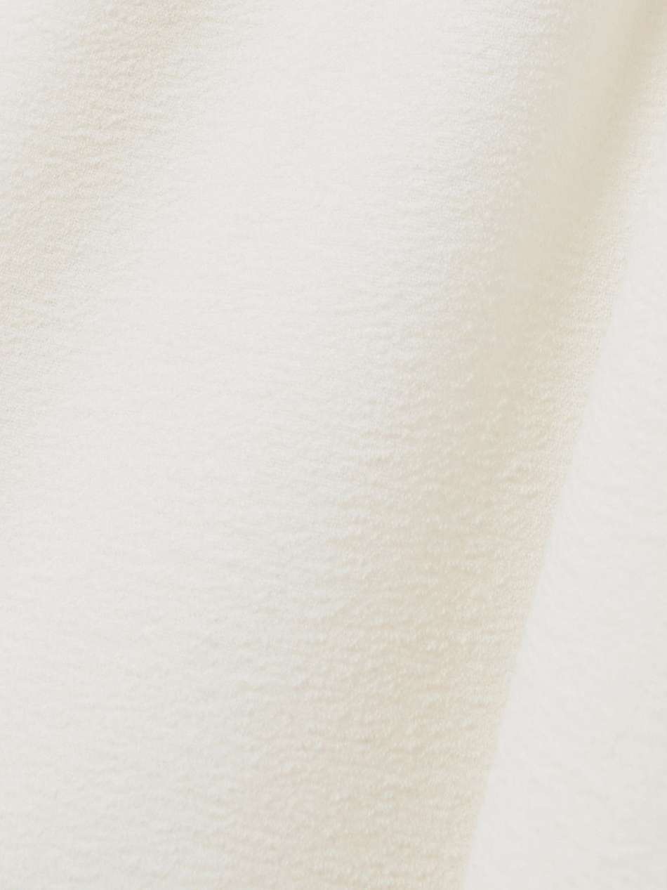 abanada cutout draped wool-blend crepe midi dress