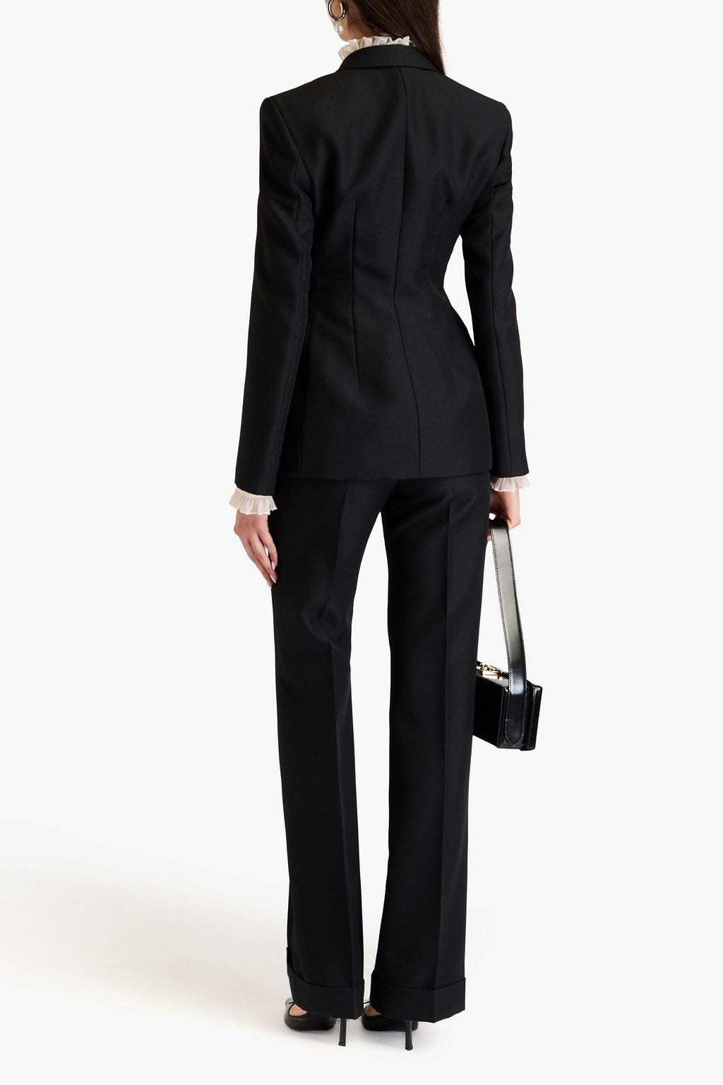 PHILOSOPHY DI LORENZO SERAFINI Double-breasted grain de poudre blazer
