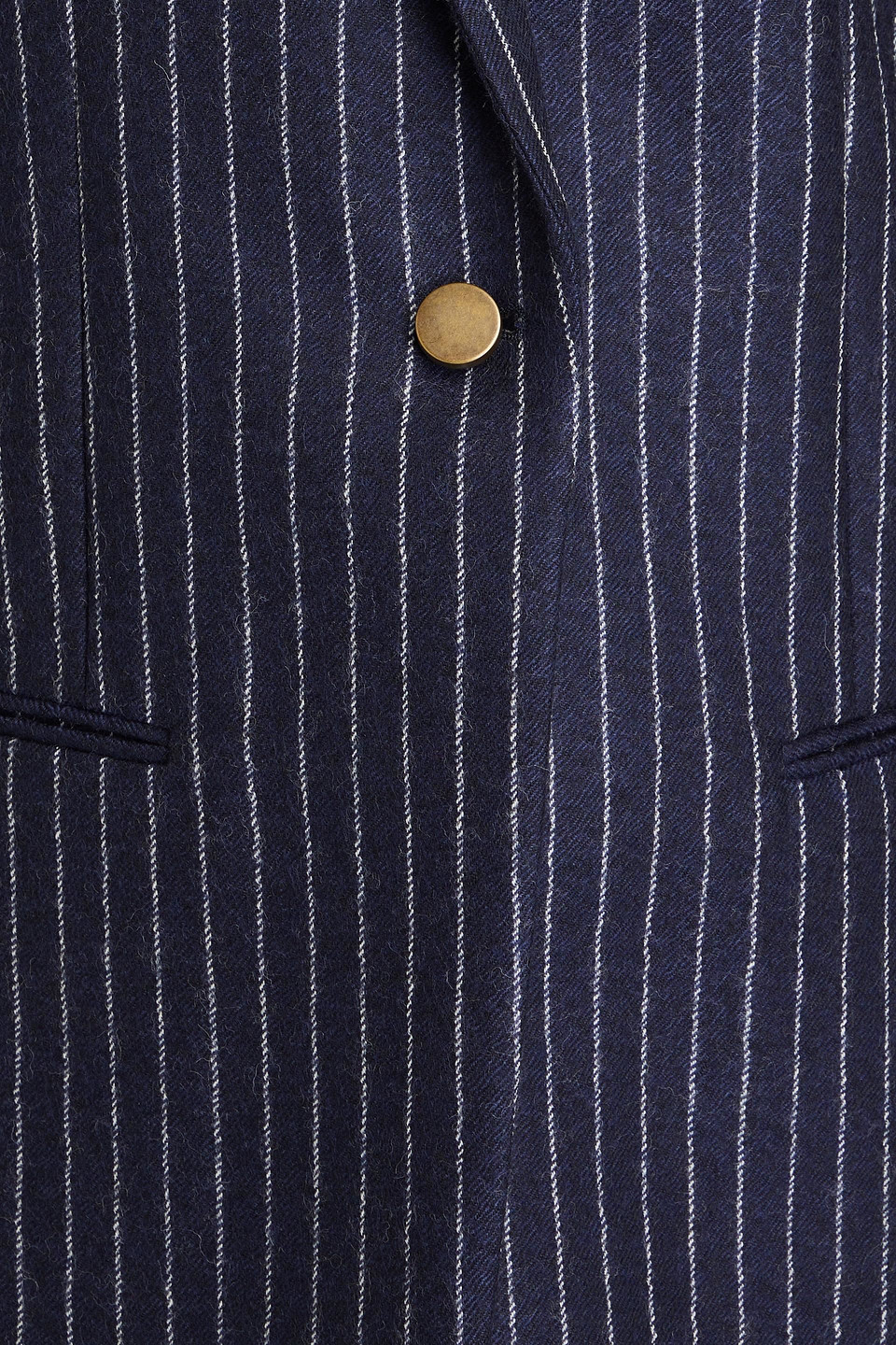 PHILOSOPHY DI LORENZO SERAFINI PINSTRIPED BRUSHED WOOL-TWILL BLAZER