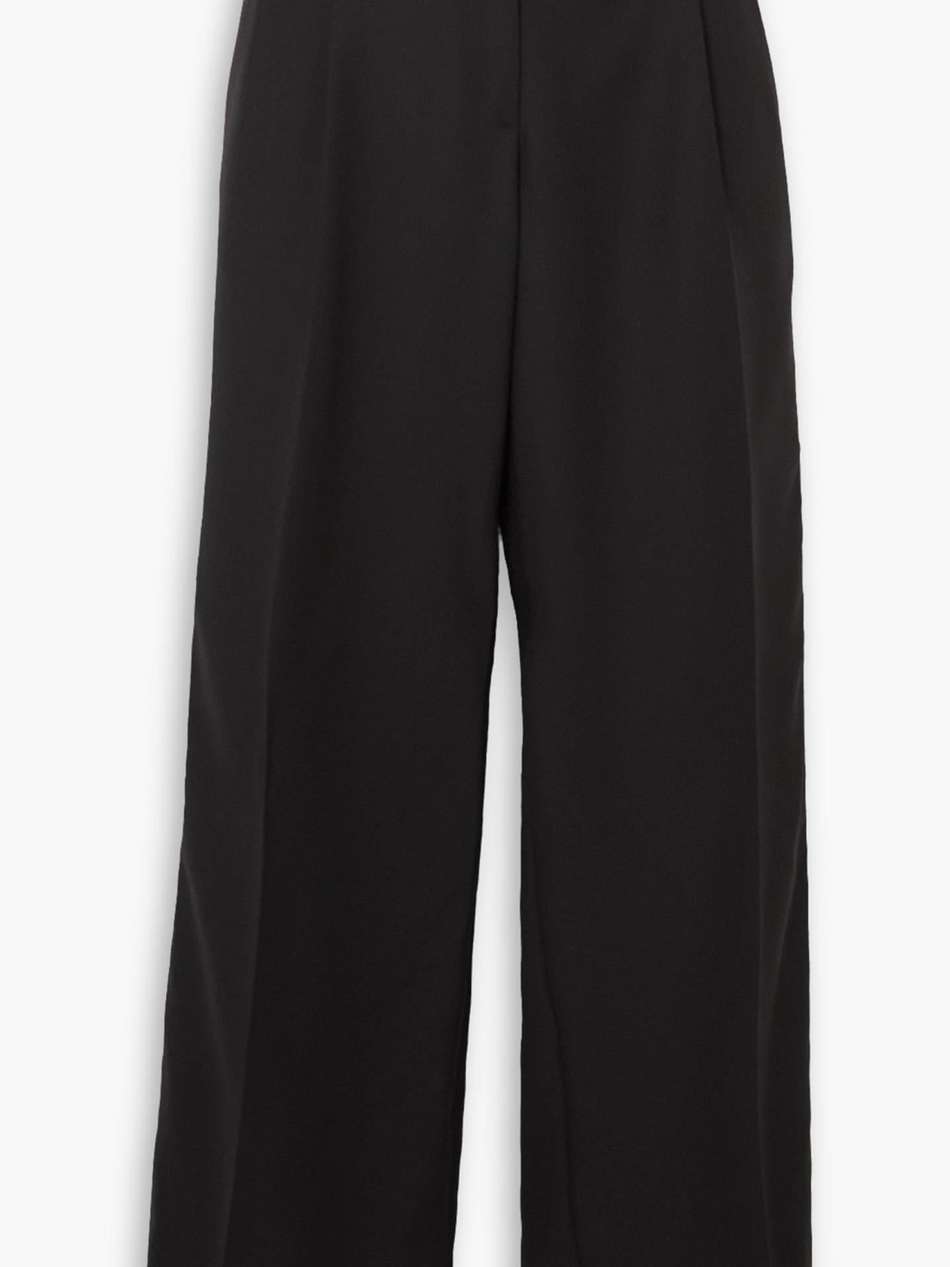 baretha paneled wool straight-leg pants