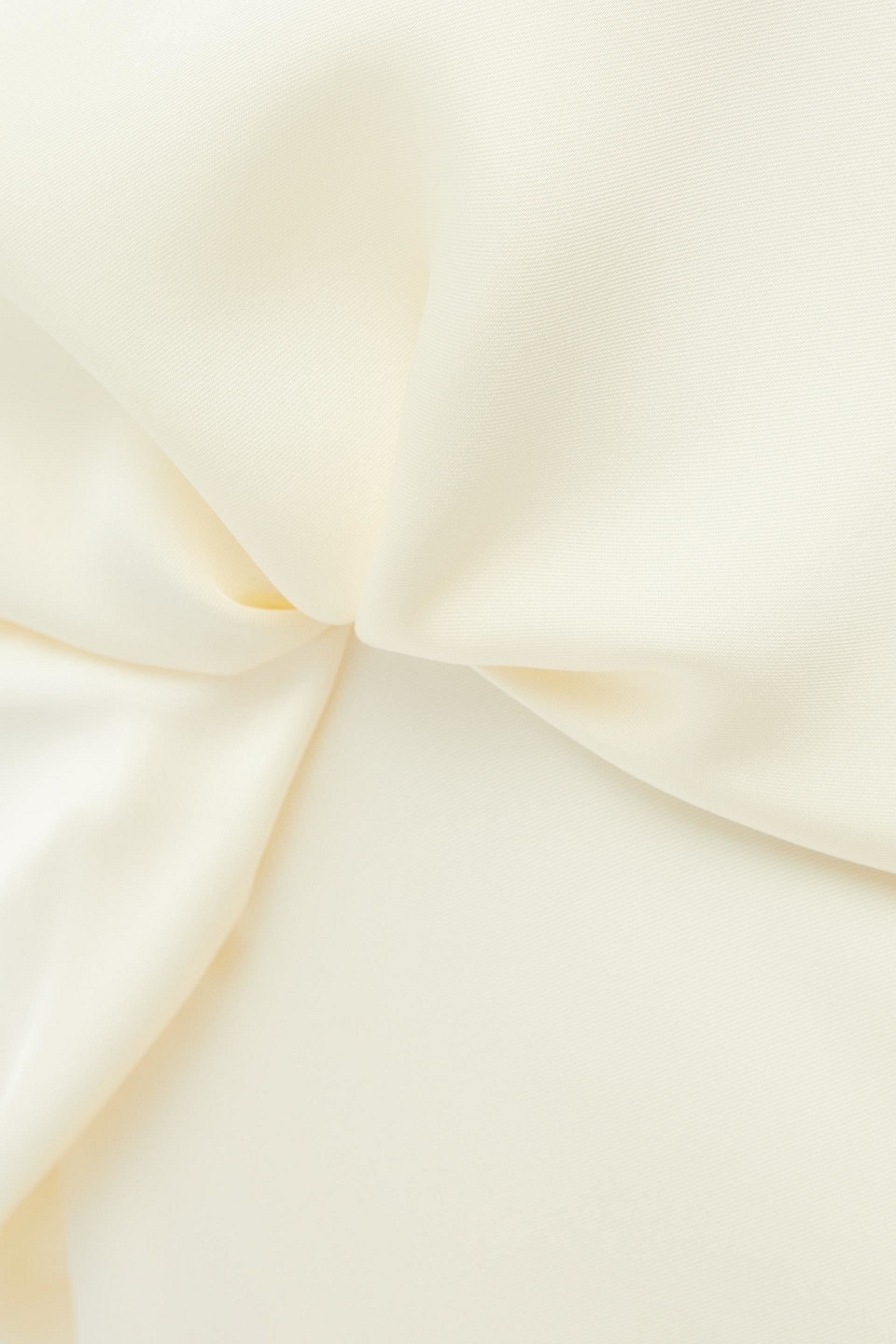 Shop Philosophy Di Lorenzo Serafini One-shoulder Draped Satin Maxi Dress In Cream