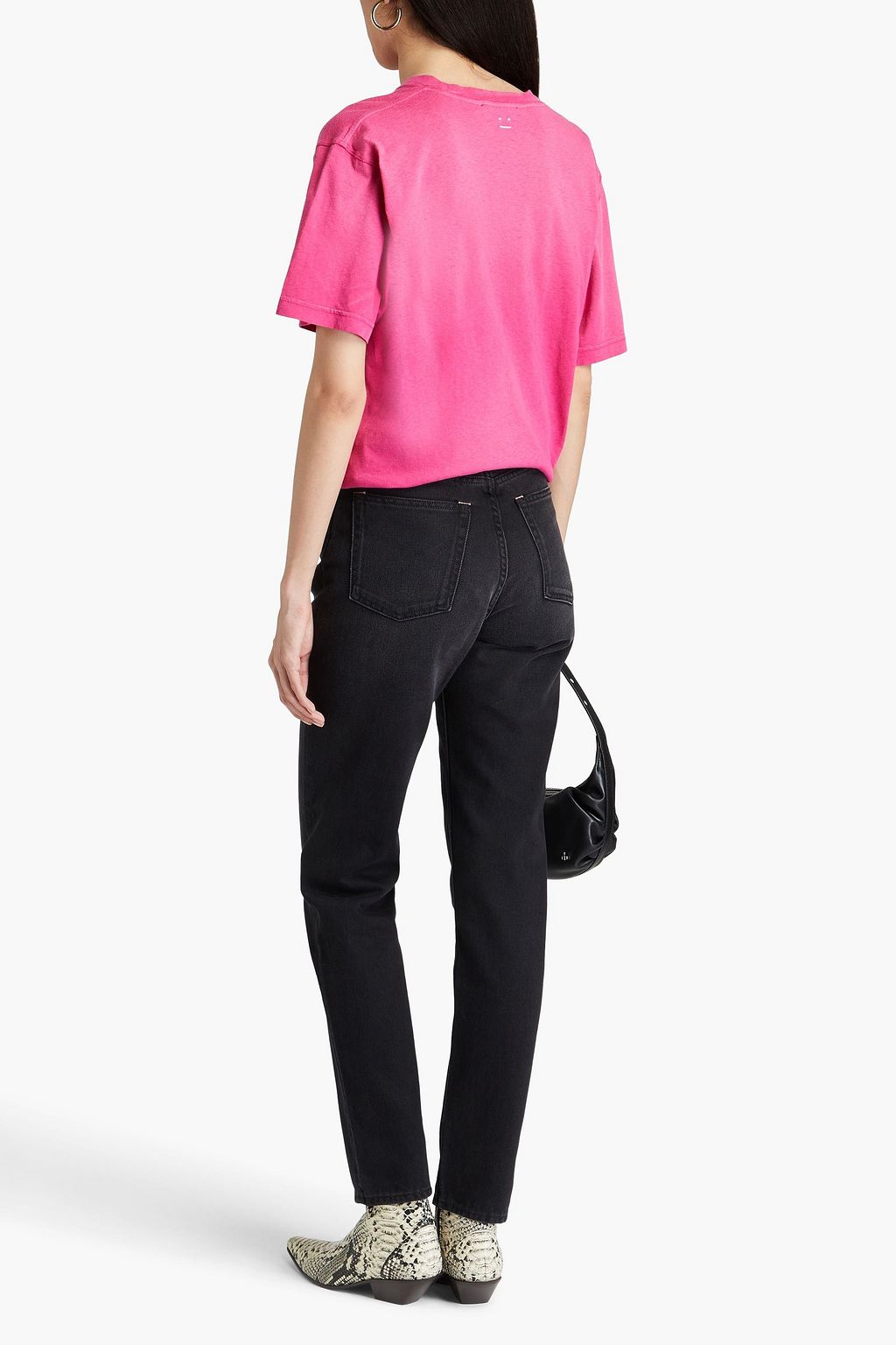 ACNE STUDIOS جينز بأرجل ضيقة وخصر مرتفع