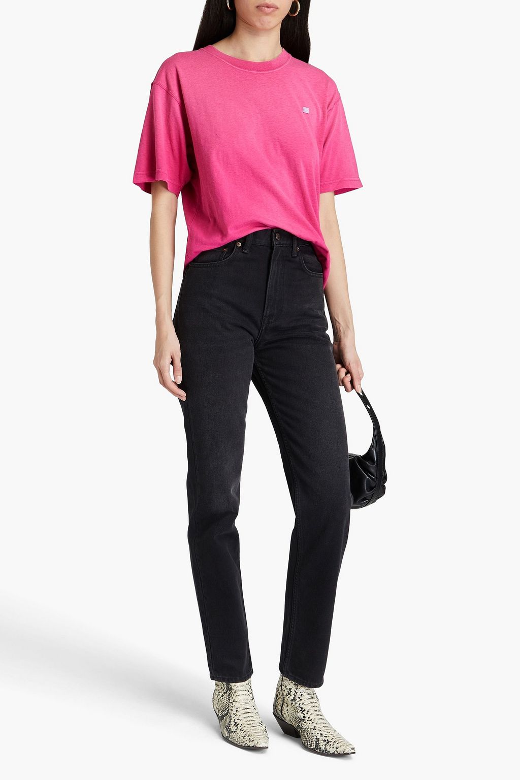 ACNE STUDIOS جينز بأرجل ضيقة وخصر مرتفع