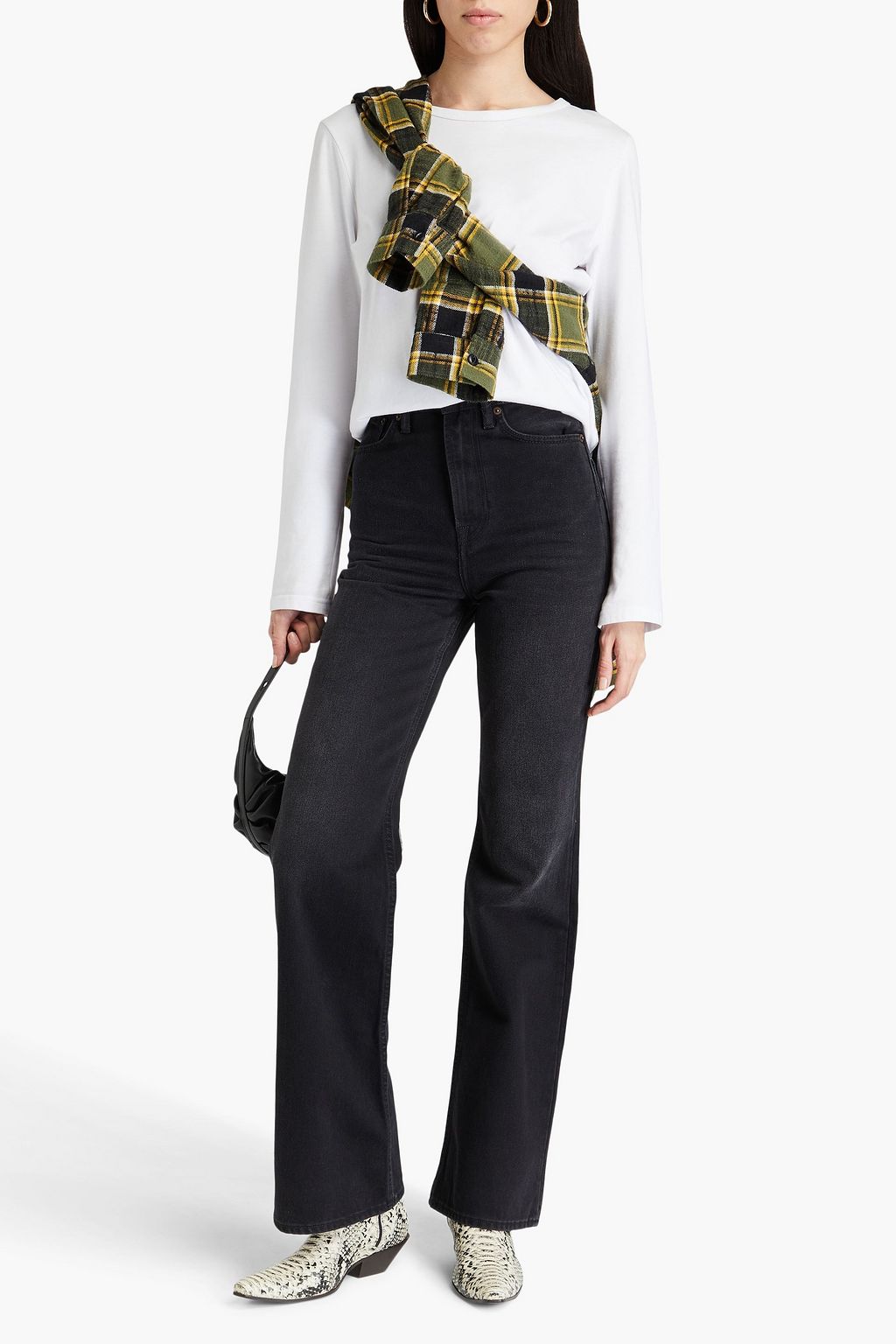 ACNE STUDIOS High-rise flared jeans