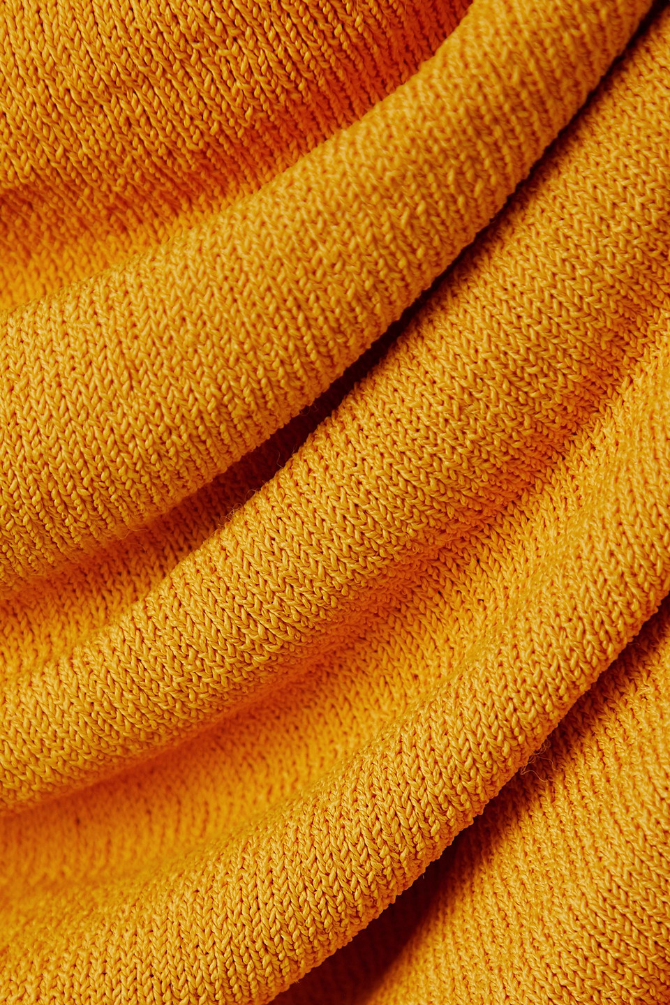 Altuzarra Asgard Ruched Jersey Top In Saffron