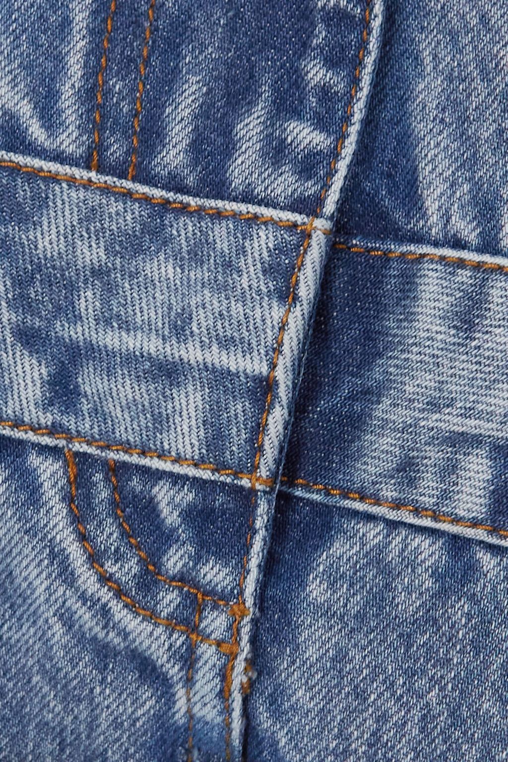 JACQUEMUS La Mini de Nîmes Criollo Minirock aus Bio-Denim