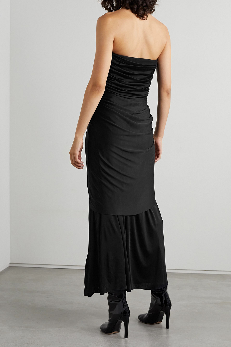 PROENZA SCHOULER STRAPLESS RUCHED STRETCH-JERSEY MAXI DRESS