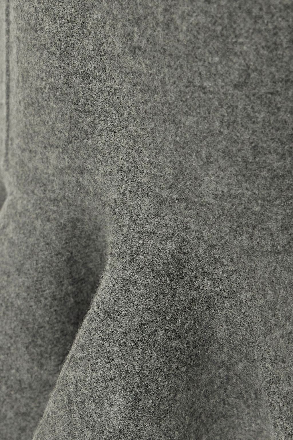 JW ANDERSON Ruffled wool-blend felt coat