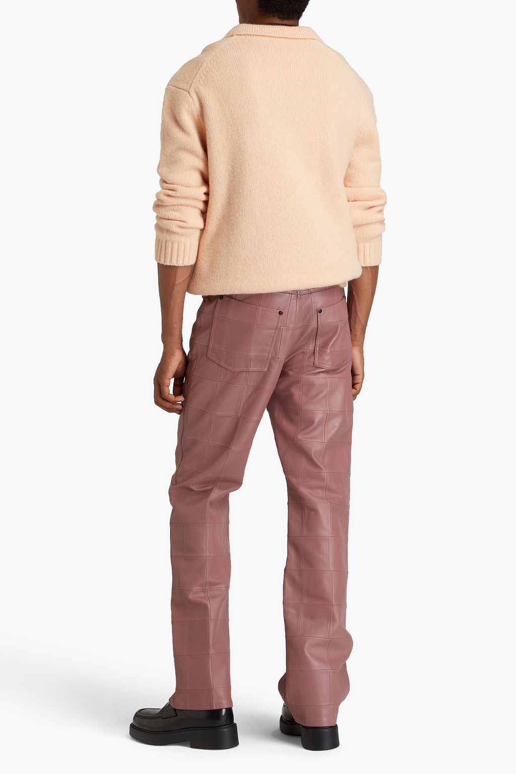 ACNE STUDIOS بنطلون من الجلد