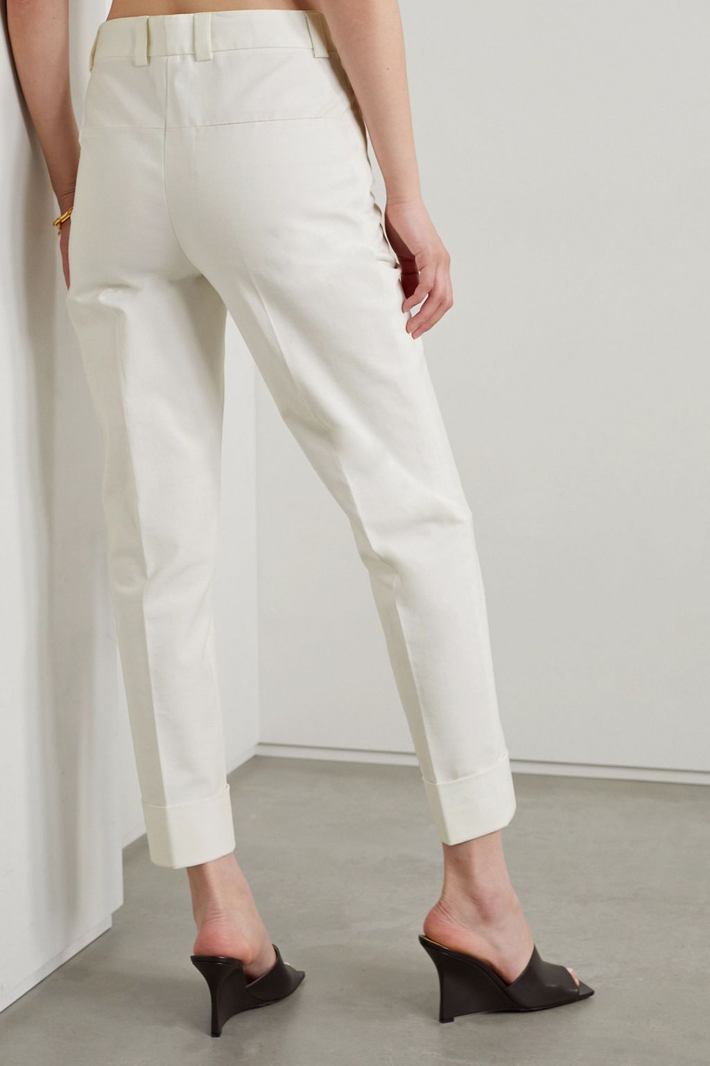 AKRIS Maxima stretch-cotton tapered pants