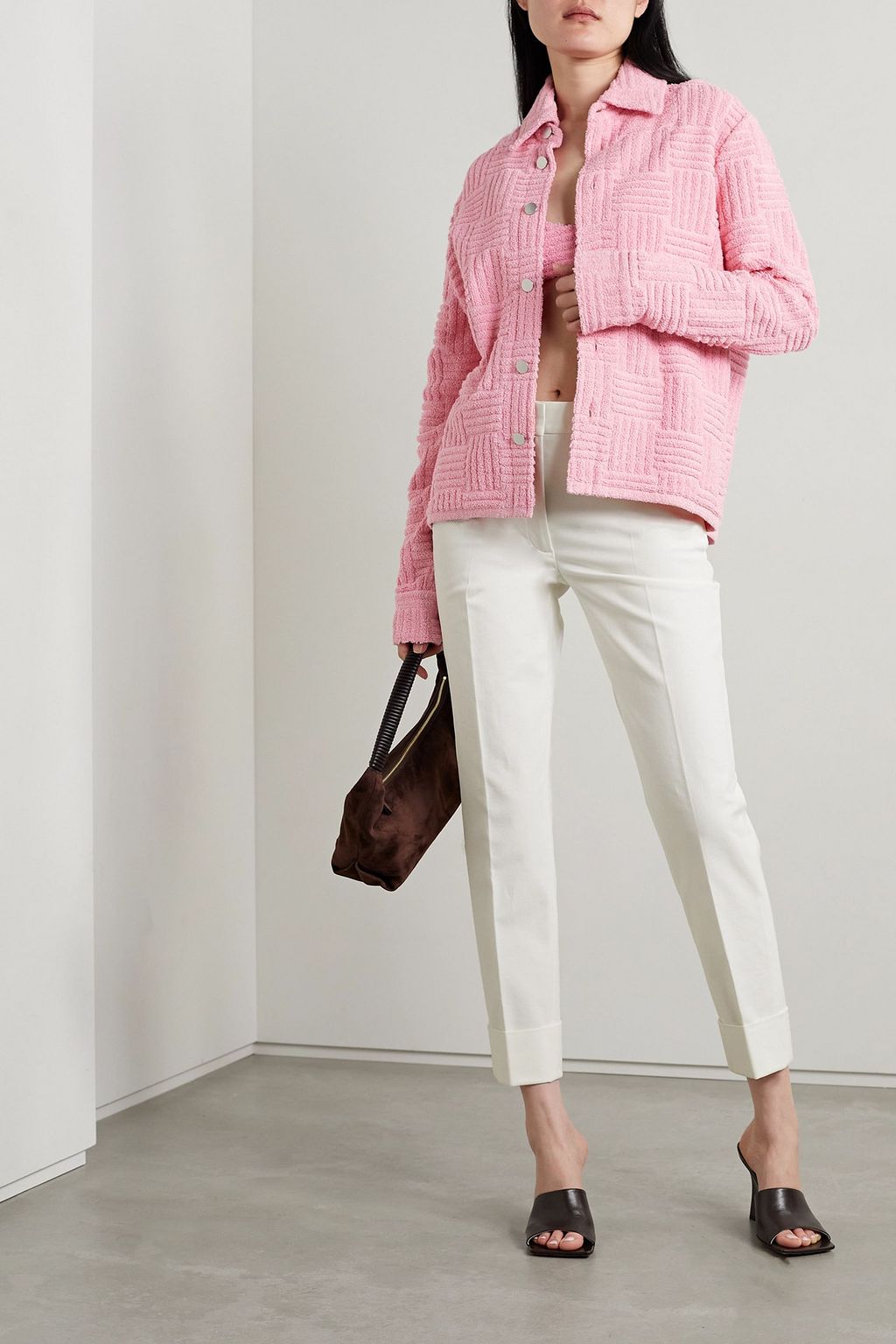 AKRIS Maxima stretch-cotton tapered pants