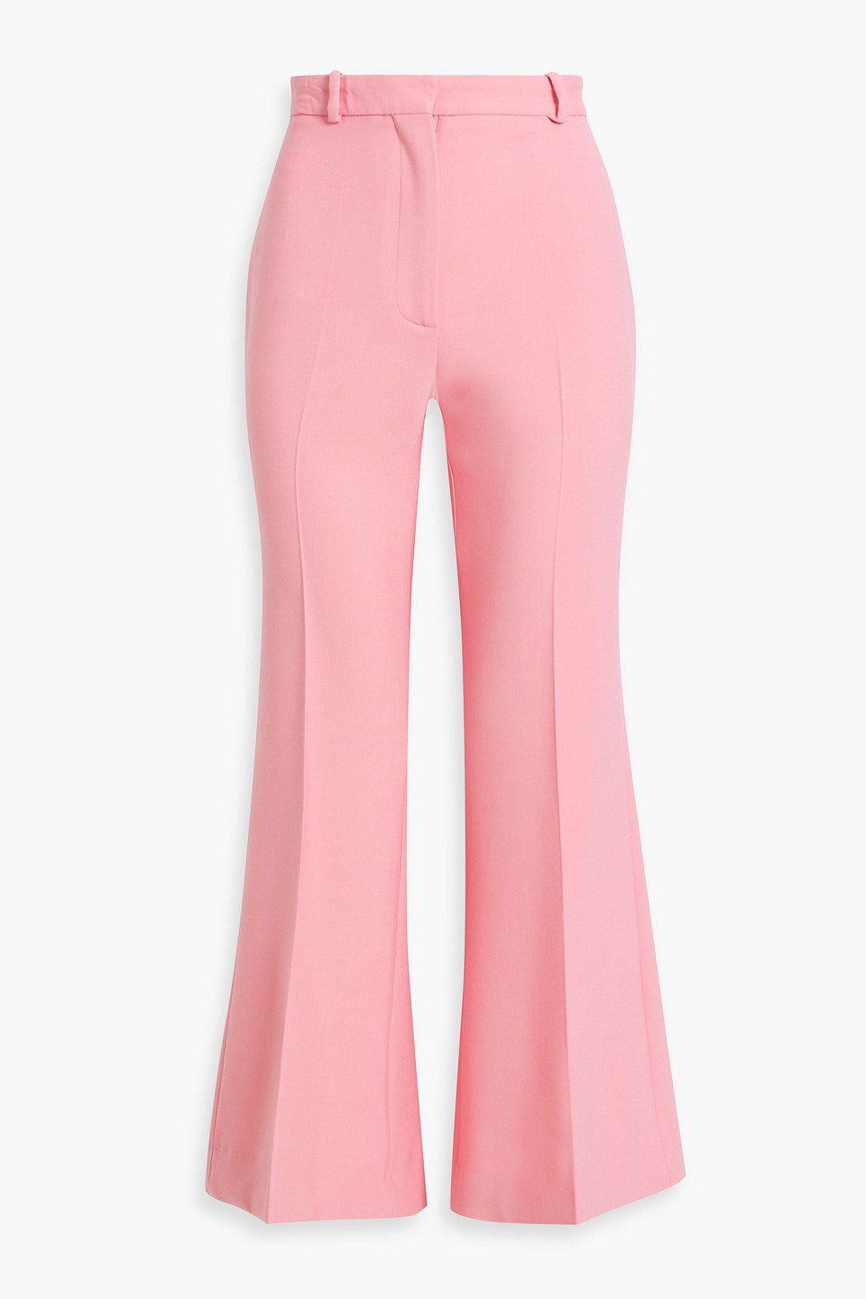 Oscar De La Renta Wool-blend Kick-flare Pants In Bubblegum