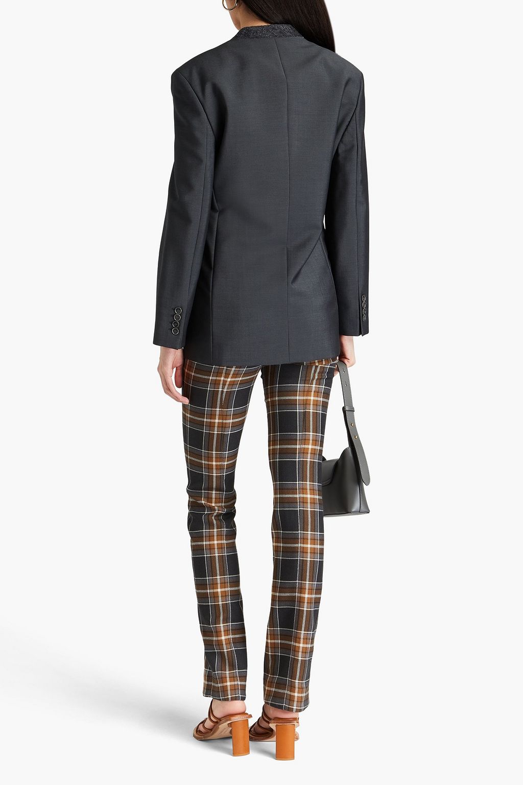 ACNE STUDIOS بليزر من مزيج الصوف والموهير
