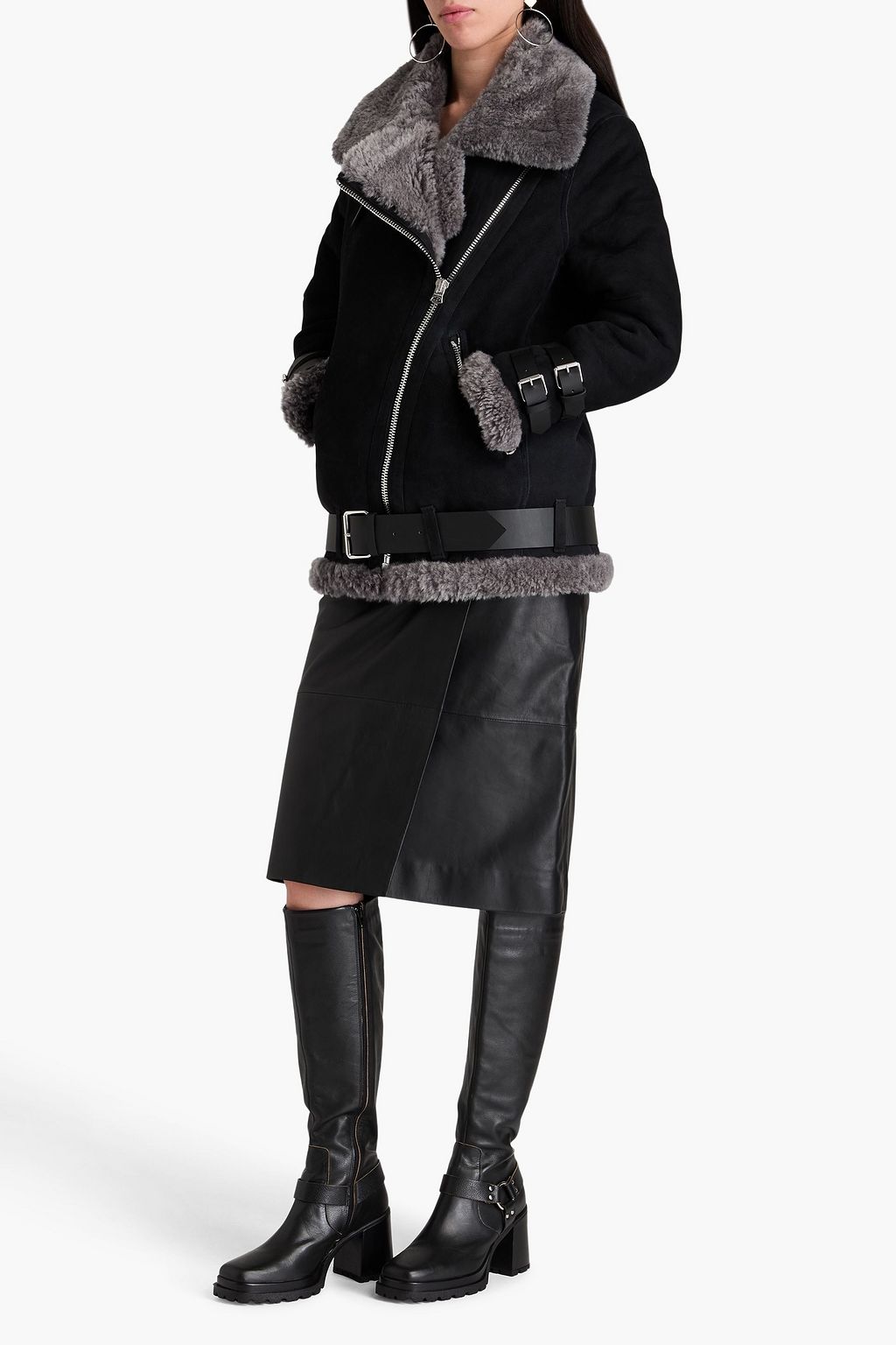 ACNE STUDIOS جاكيت من صوف ناعم