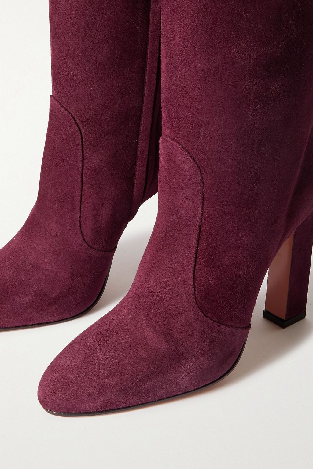 AQUAZZURA Joplin 105 suede over-the-knee boots