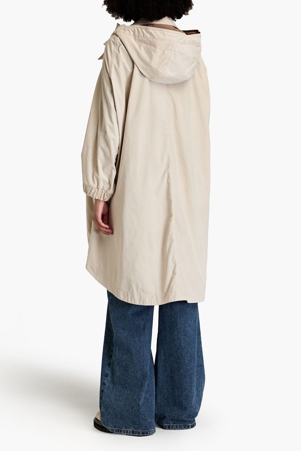 BRUNELLO CUCINELLI Oversized hooded shell parka