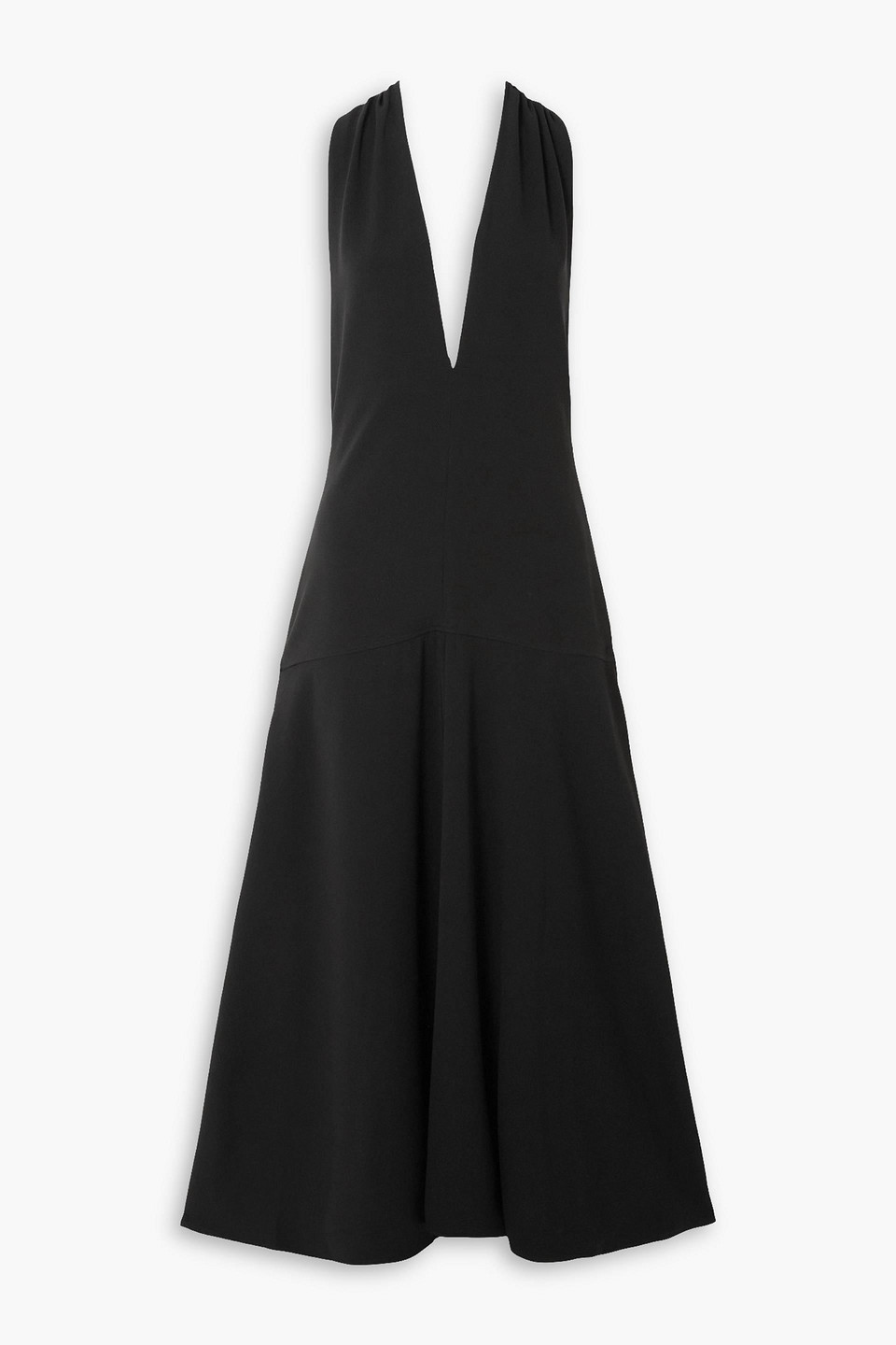 PROENZA SCHOULER TWIST-BACK STRETCH-CREPE MAXI DRESS