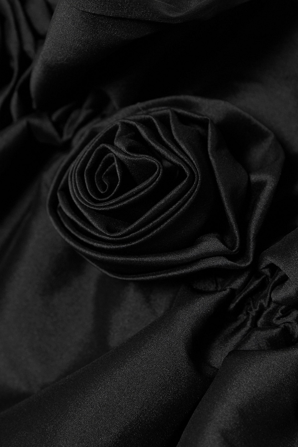 Bernadette Tilly Off-the-shoulder Embellished Crepe Blouse In Black