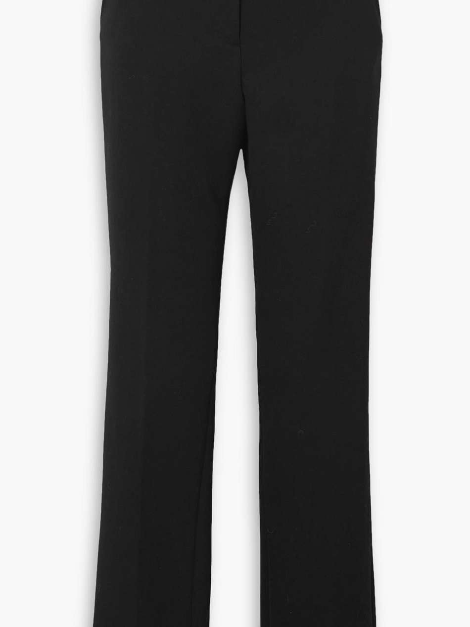 lula wool-twill straight-leg pants