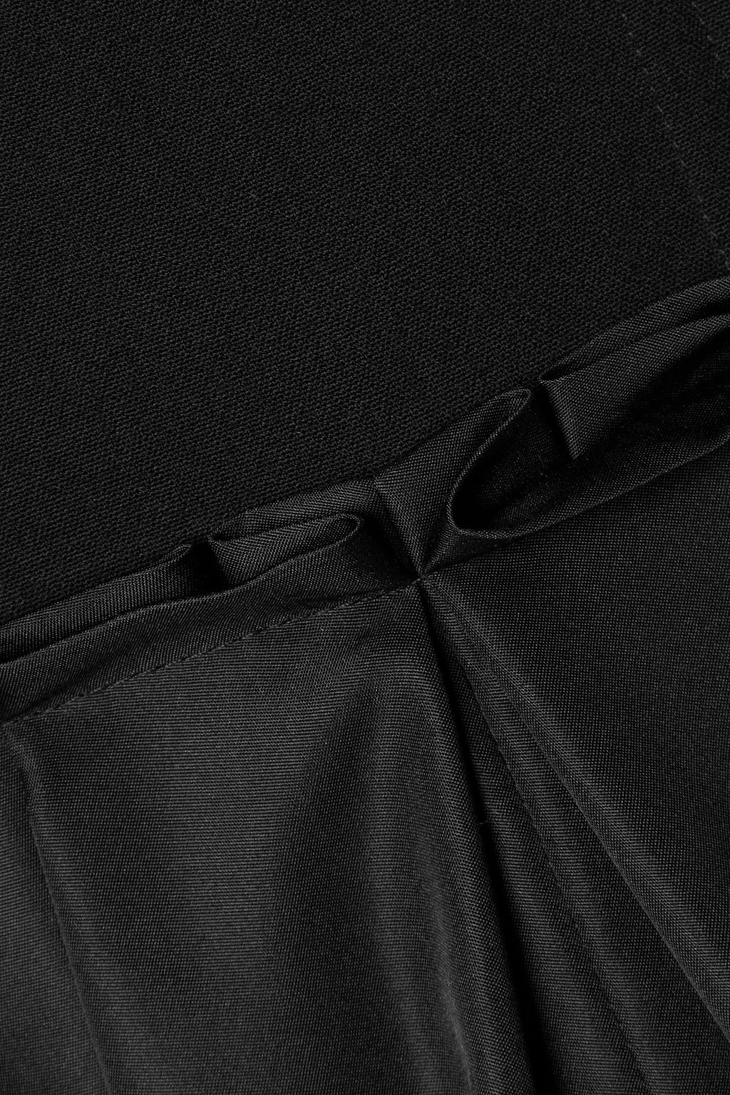PROENZA SCHOULER Strapless wool-blend jersey and taffeta dress