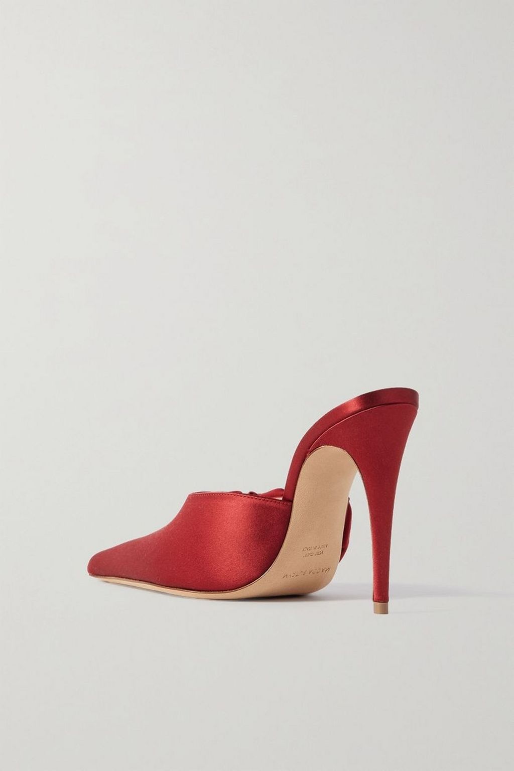 MAGDA BUTRYM Mules aus Satin mit Applikation