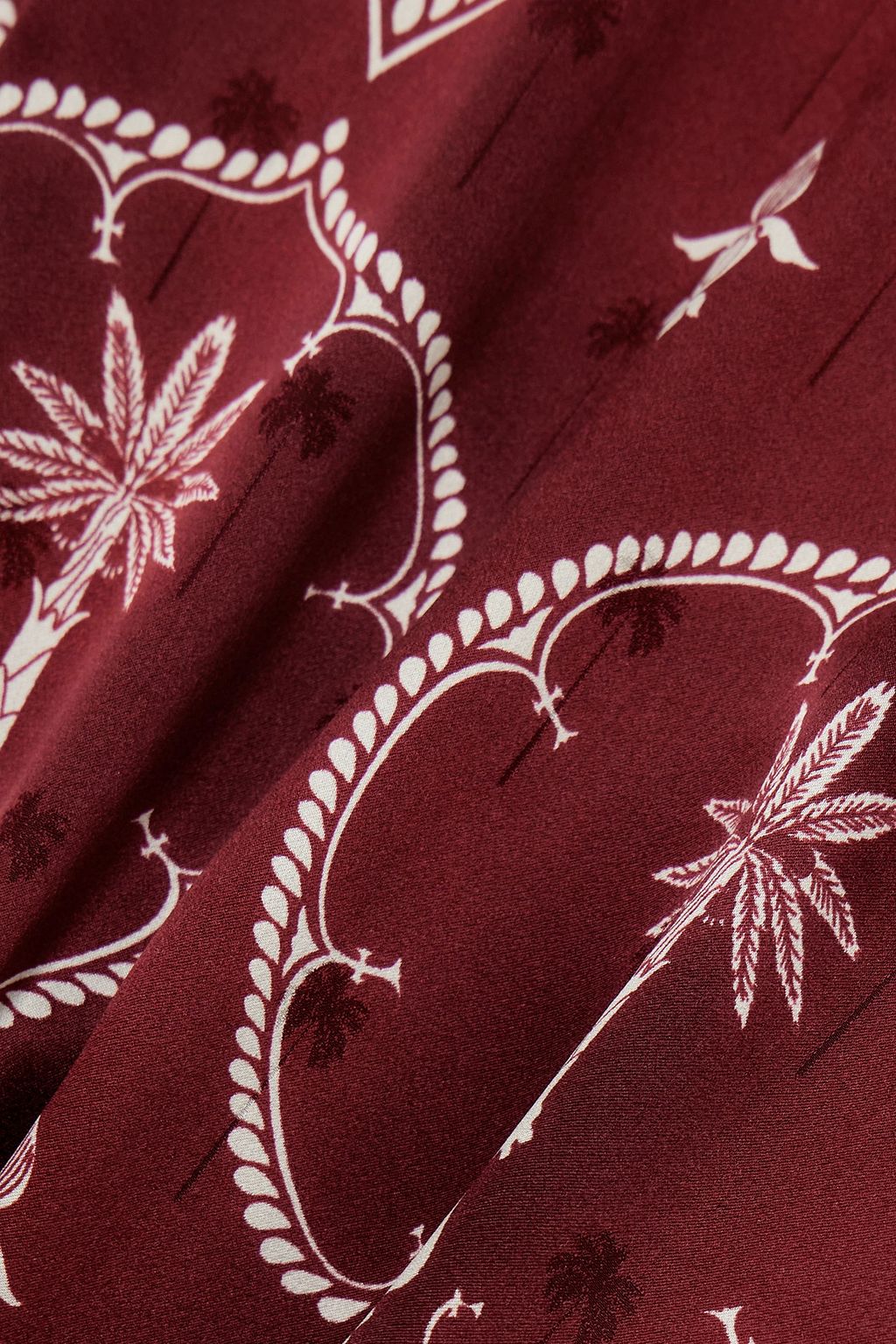 JOHANNA ORTIZ Mental Journey printed silk-jacquard wrap tunic
