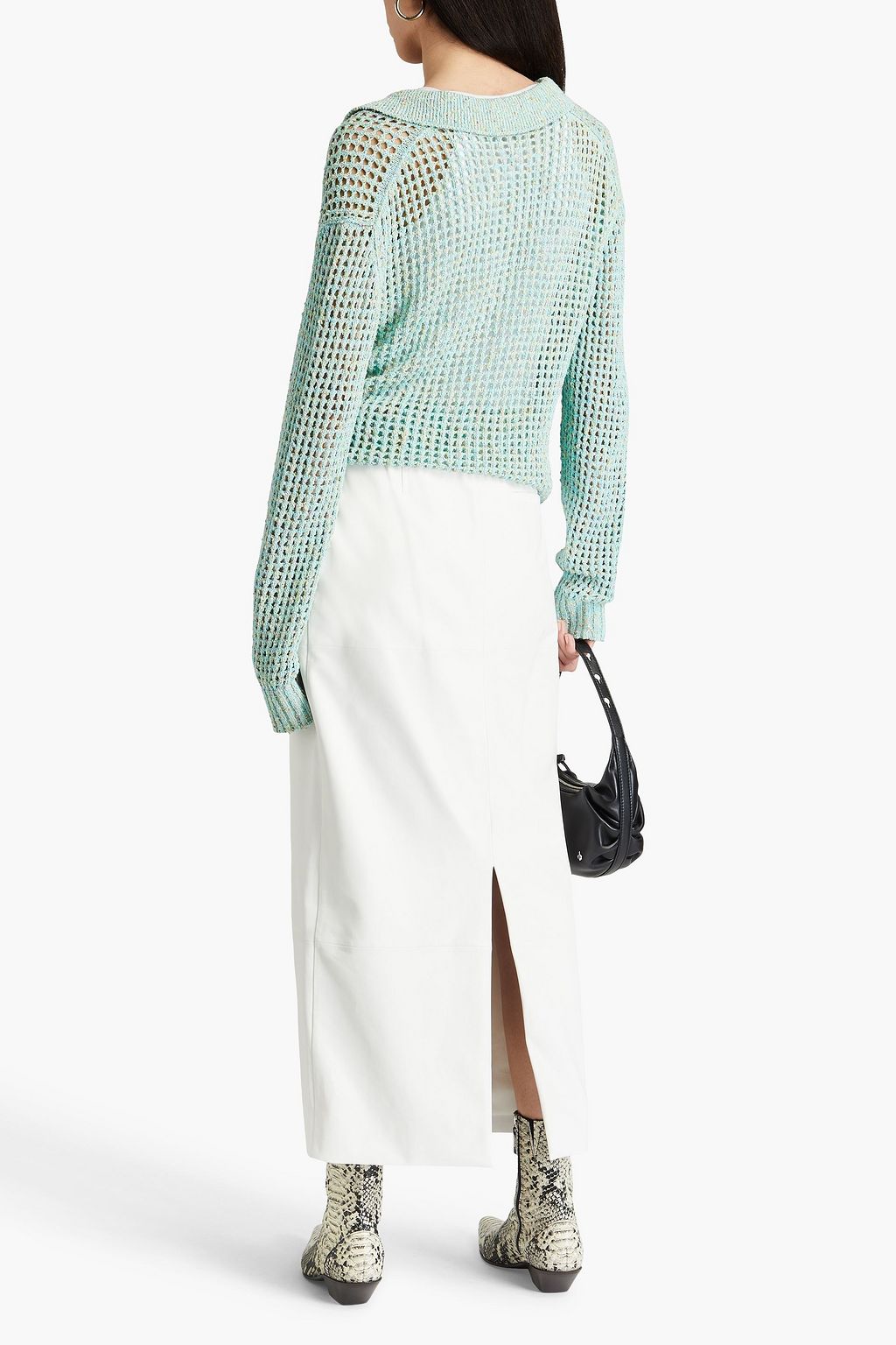ACNE STUDIOS 가죽 맥시 스커트