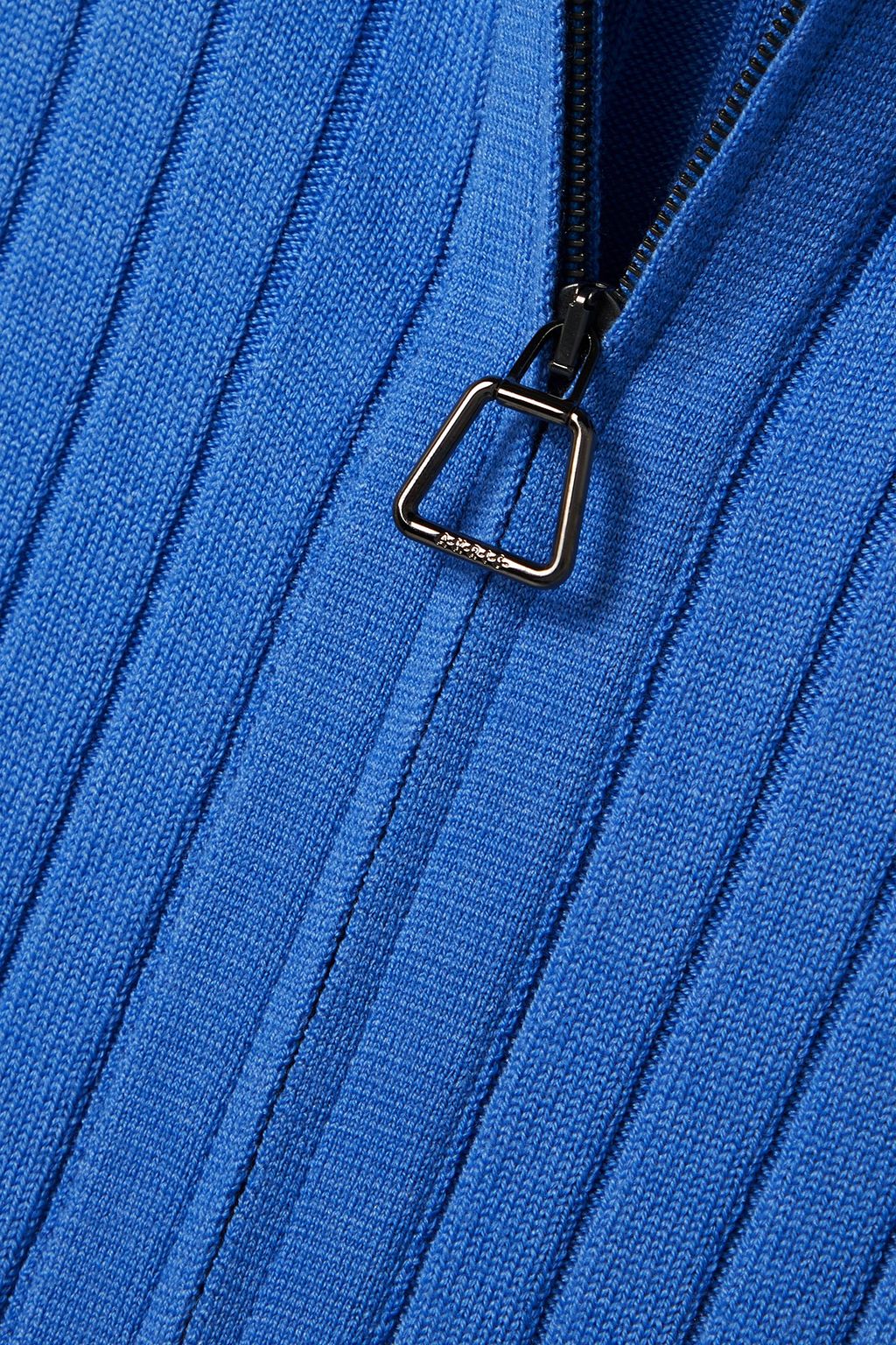 AKRIS Ribbed wool-blend cardigan