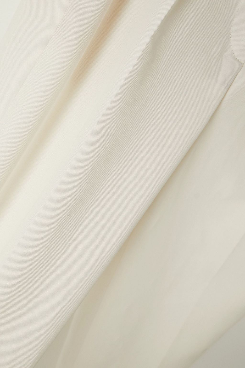 AKRIS Fidelia pleated cotton and linen-blend twill tapered pants