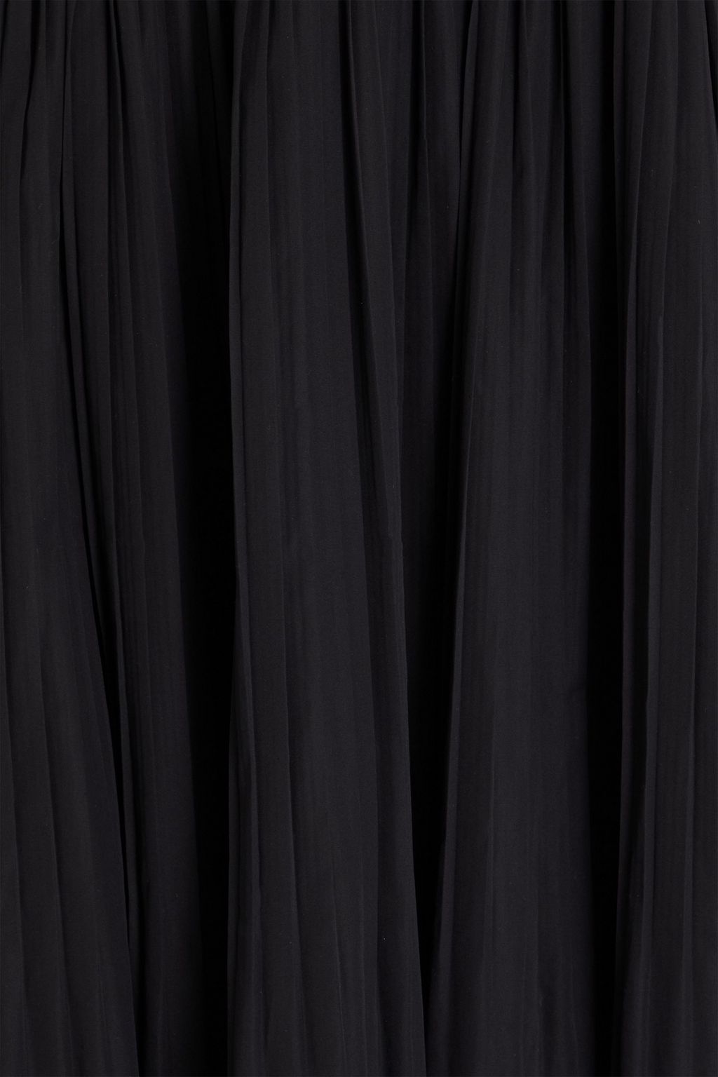 BRUNELLO CUCINELLI Neckholder-Maxikleid aus Popeline mit Zierperlen