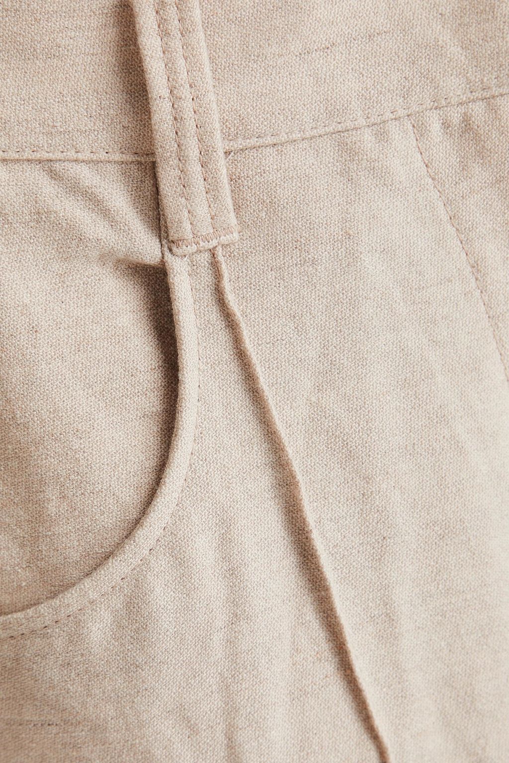 BRUNELLO CUCINELLI Hose mit geradem Bein aus einer Baumwoll-Leinenmischung