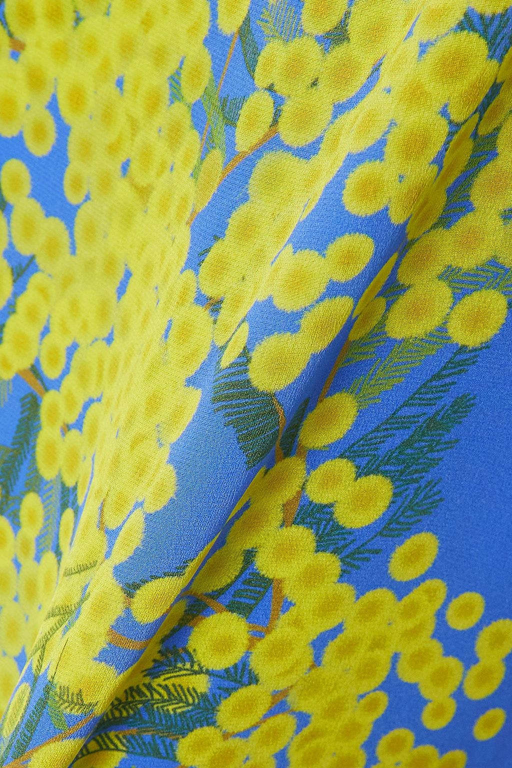 BERNADETTE Lola one-sleeve floral-print silk-satin maxi dress