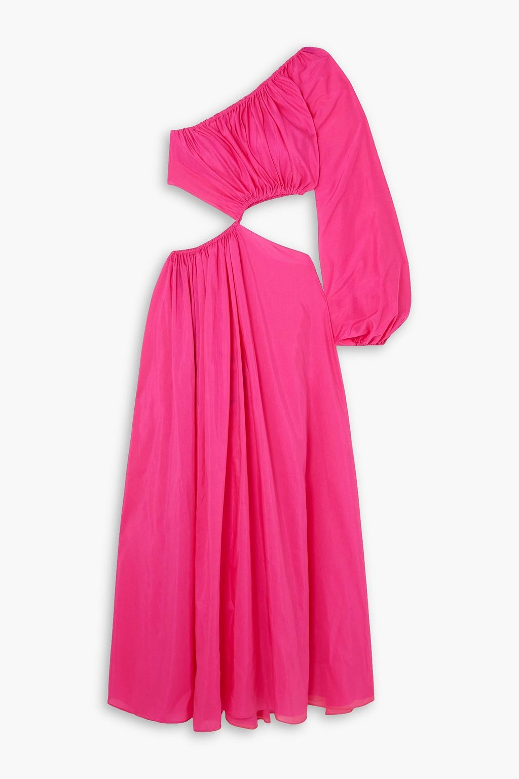 【MATTEAU】organic cotton and silk-blend maxi ドレス MATTEAU Organic cotton and silk-blend halterneck maxi dress