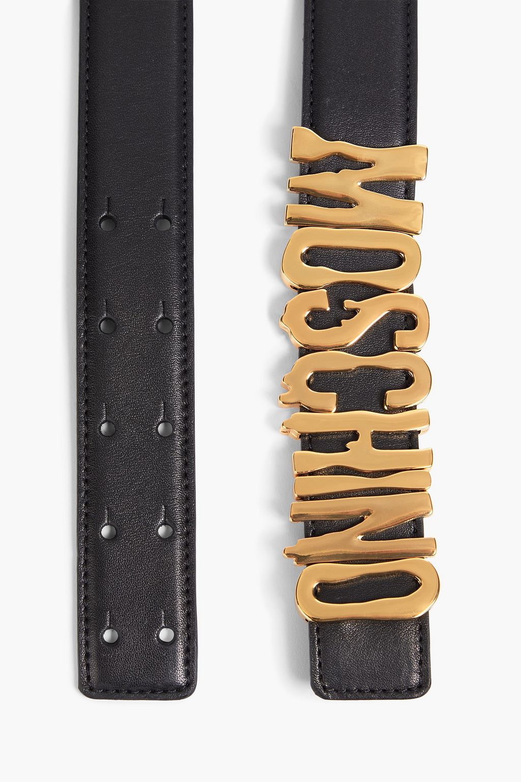 MOSCHINO Gürtel aus Leder mit Verzierung