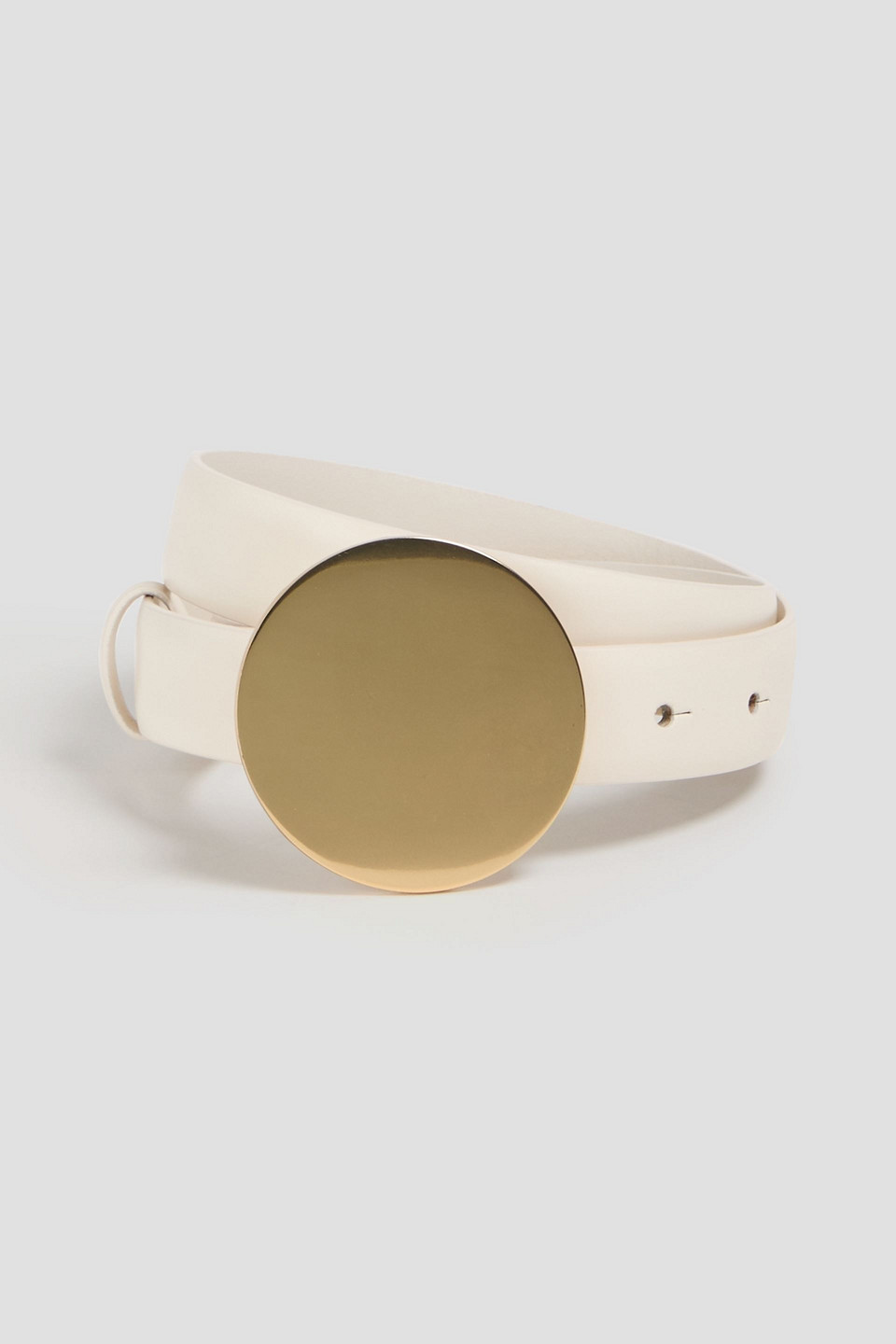Philosophy Di Lorenzo Serafini Leather Belt In Off-white