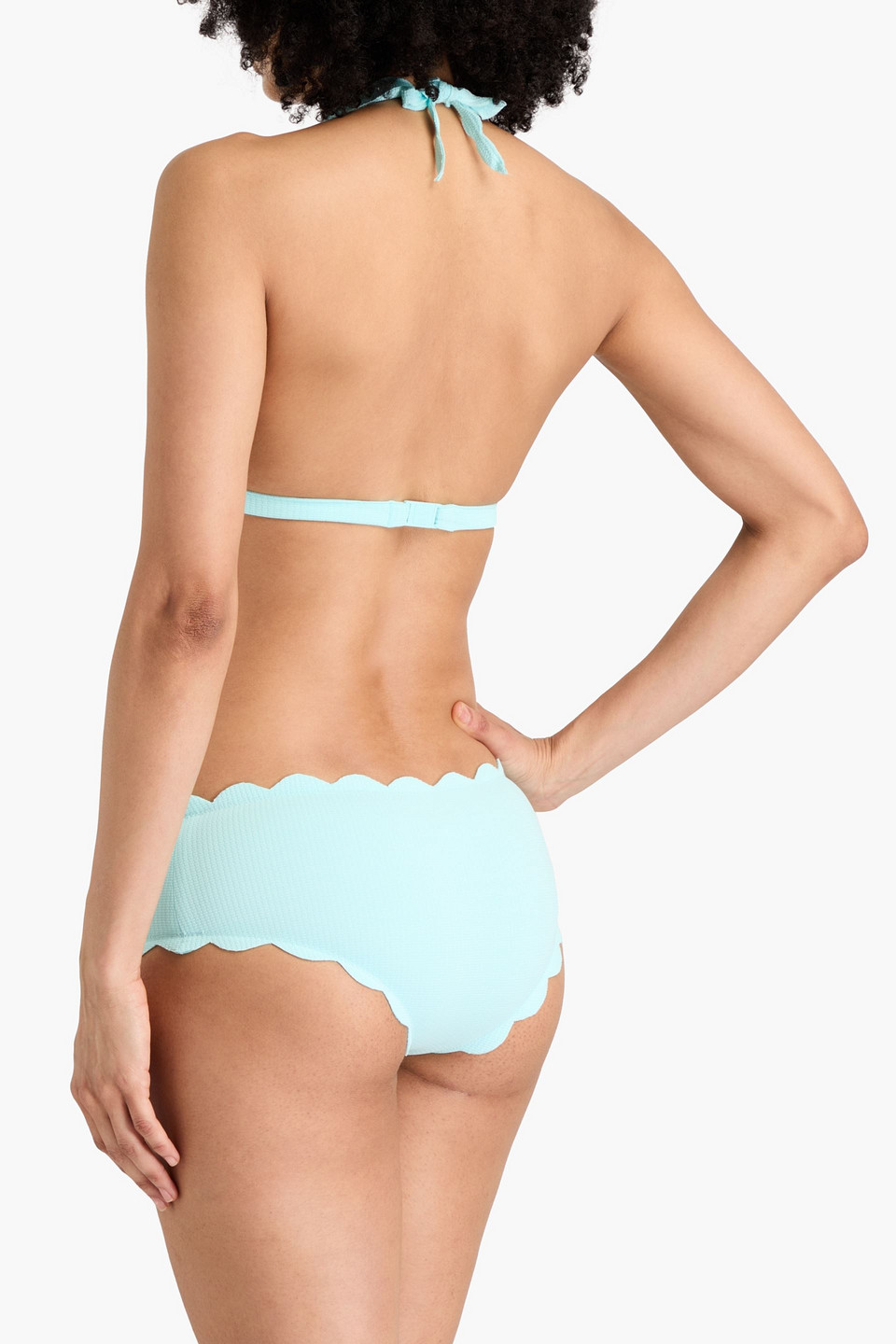 MARYSIA SPRING REVERSIBLE SCALLOPED SEERSUCKER BIKINI BRIEFS 
