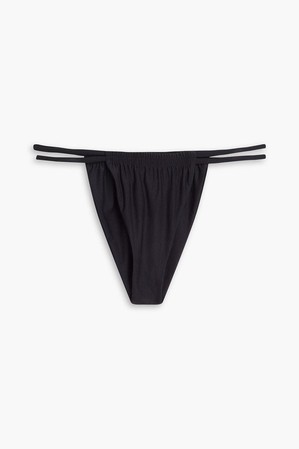 Mara Hoffman Coco Low-rise Bikini Briefs In Schwarz