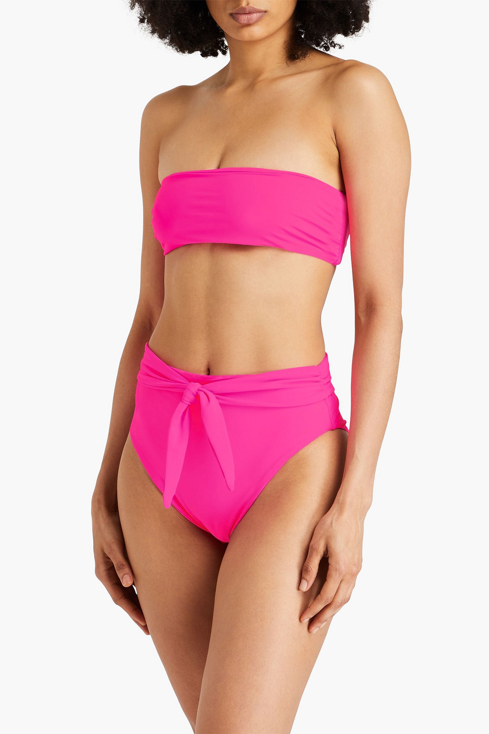 MARA HOFFMAN GOLDIE TIE-FRONT BIKINI BRIEFS