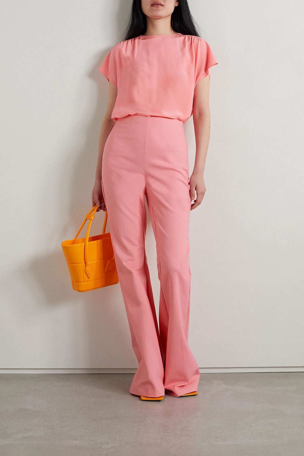 AKRIS Silk-crepe blouse