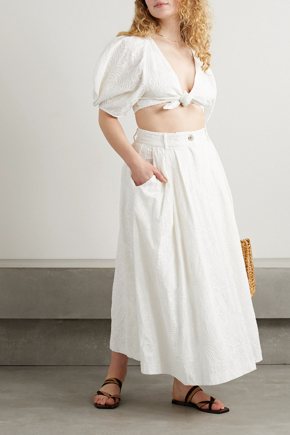 sachin and babi light blue dress Mara Hoffman Linen Midi Length Dress - Neutrals Dresses, Clothing -  WHX64200
