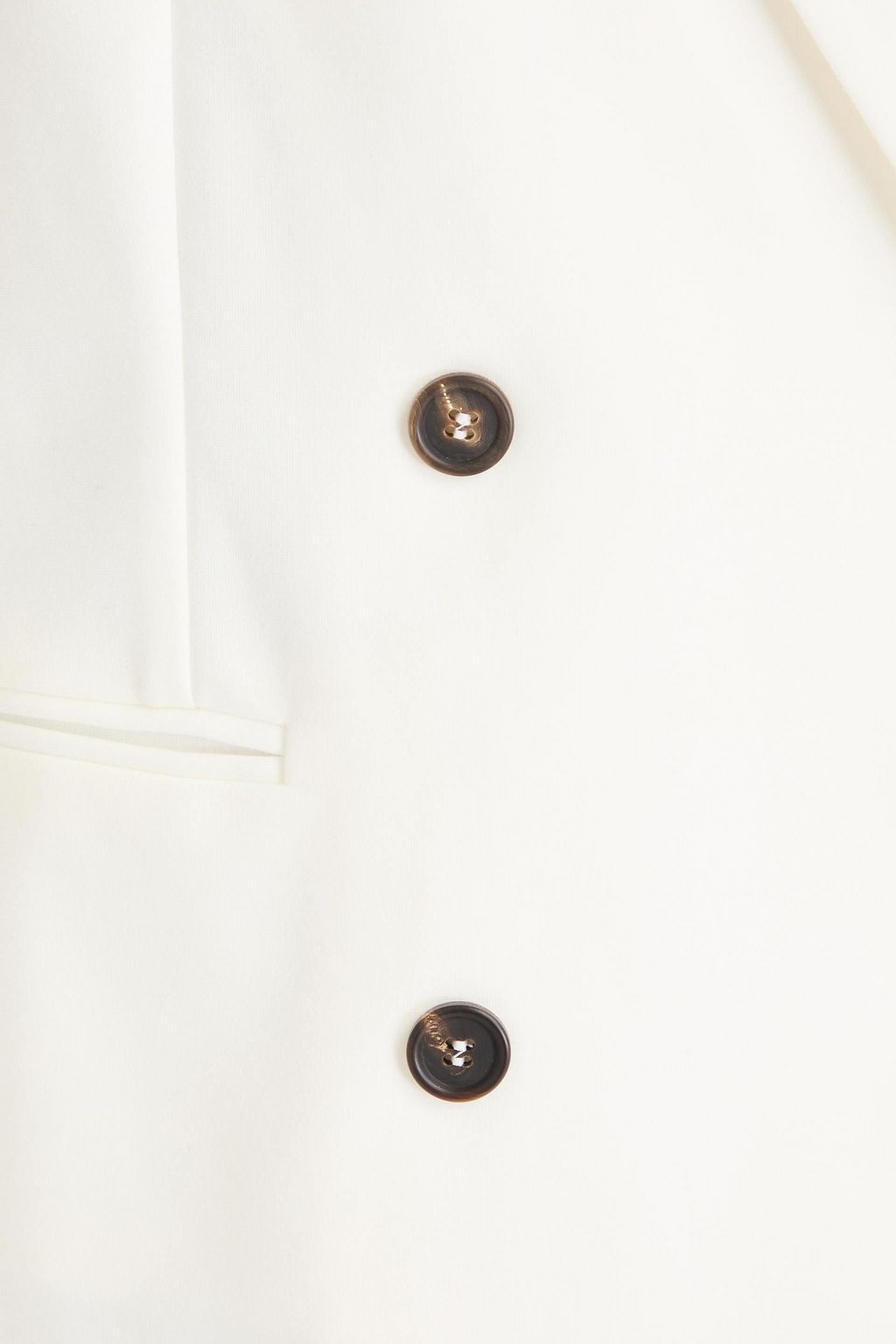 BRUNELLO CUCINELLI Doppelreihiger Blazer aus Jersey aus einer Baumwollmischung mit Zierperlen
