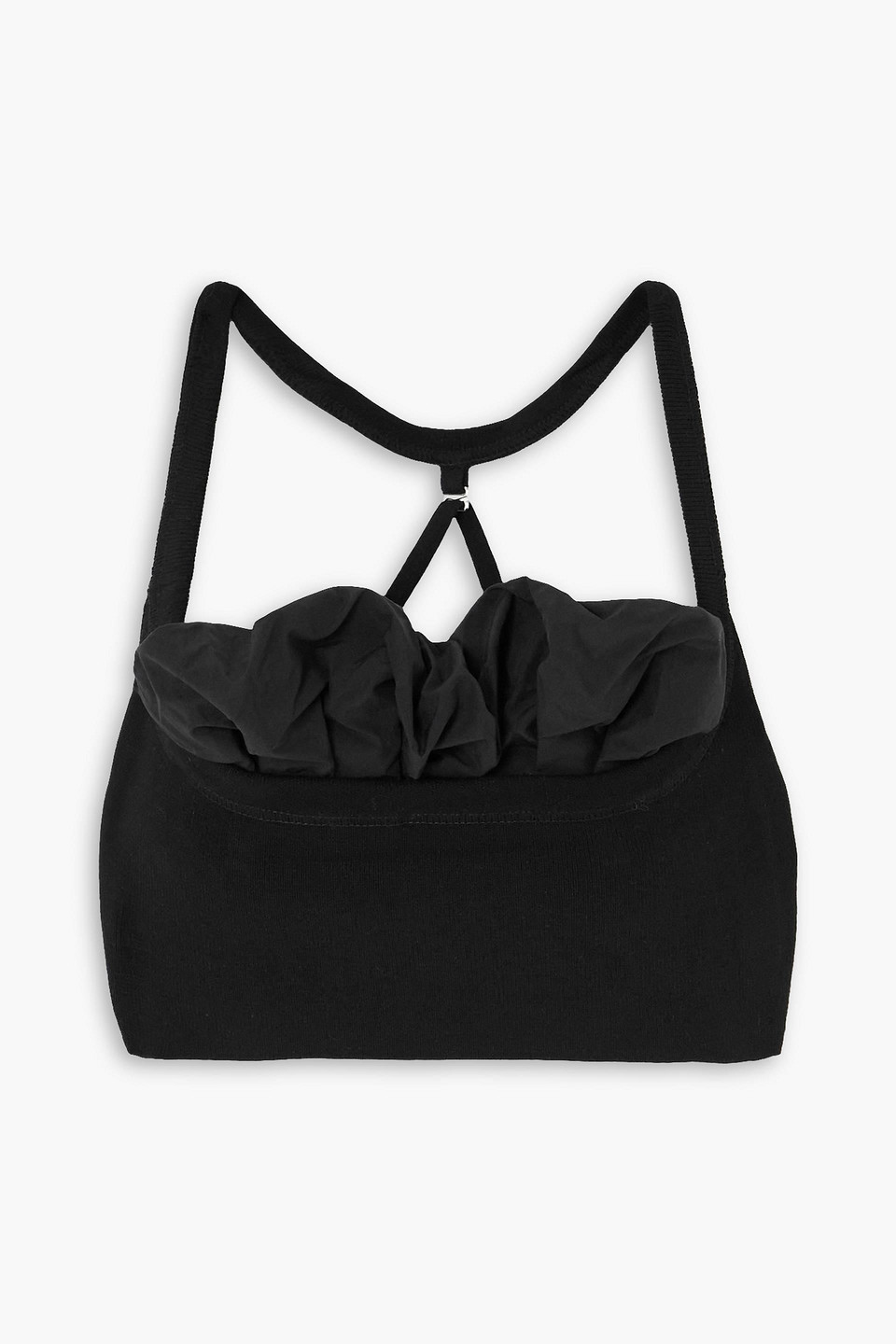 Jacquemus Le Bandeau Frivolli Bra Top In Black