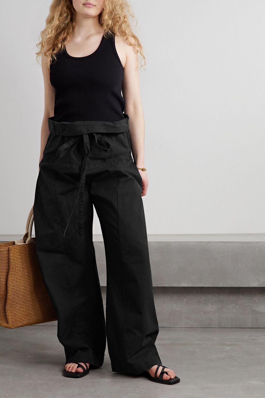 MATTEAU Fisherman cotton-twill pants