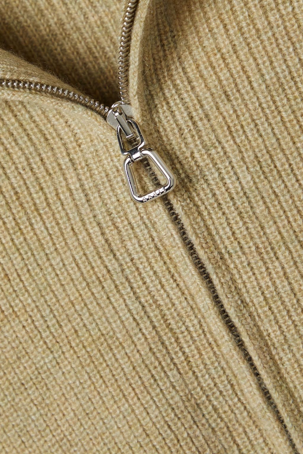 AKRIS Cropped ribbed cashmere sweater