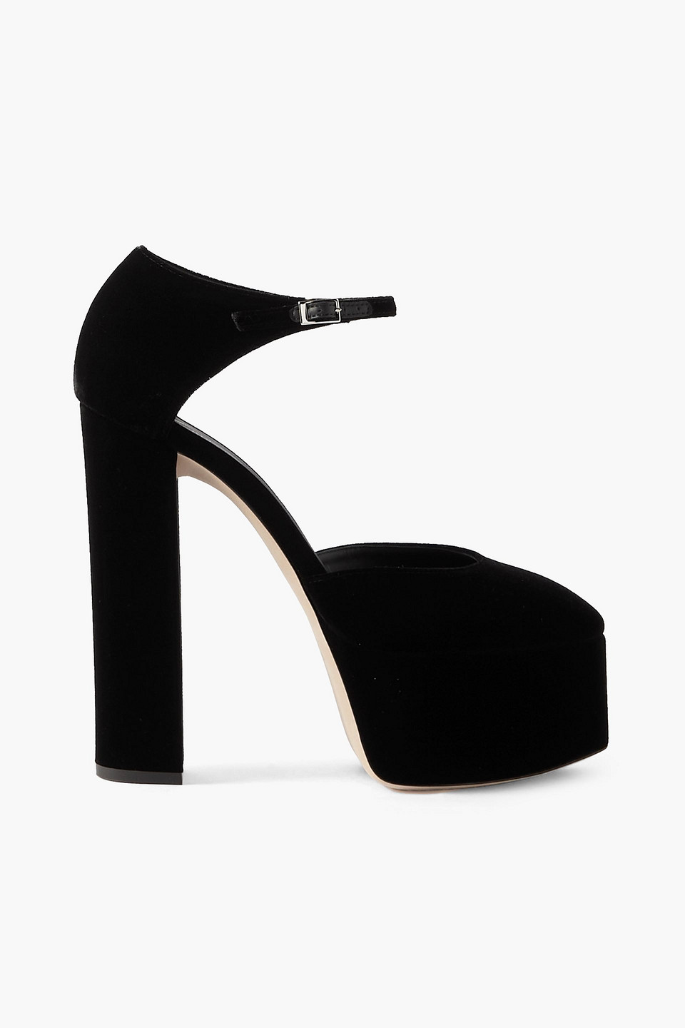 Giuseppe Zanotti 160mm Block-heel Suede Pumps In Black