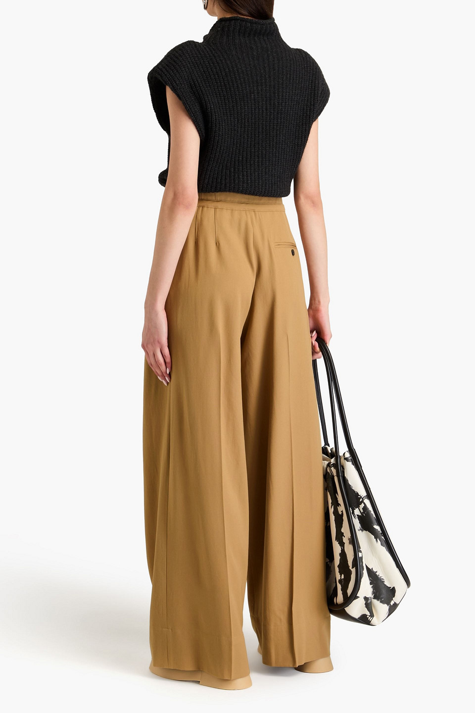 3.1 Phillip Lim Pleated Wool-twill Wide-leg Pants In Camel