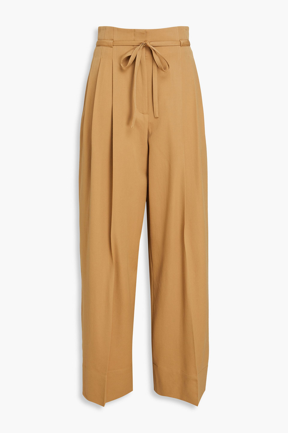 3.1 Phillip Lim Pleated Wool-twill Wide-leg Pants In Camel