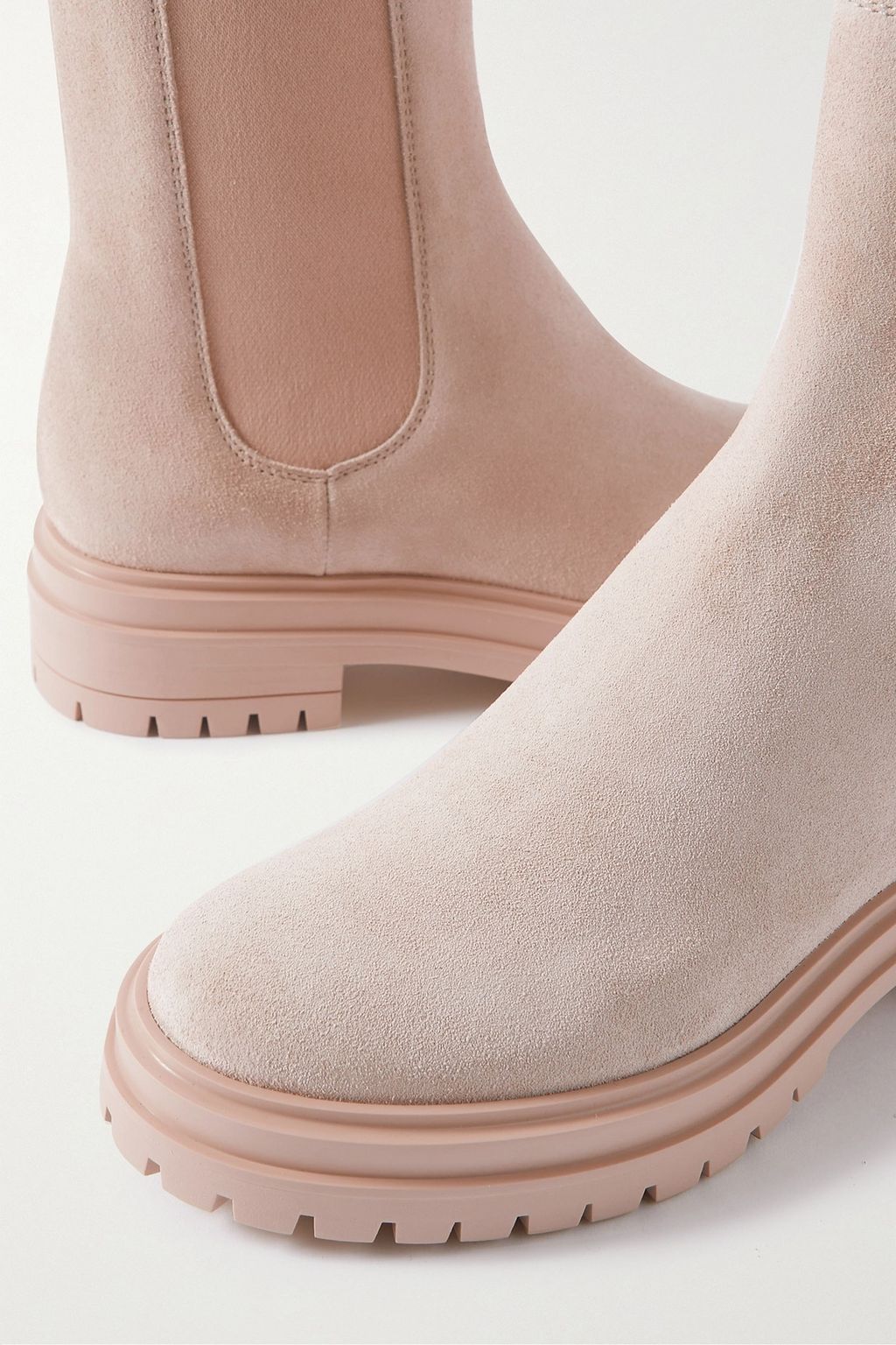 GIANVITO ROSSI Chester Chelsea Boots aus Veloursleder