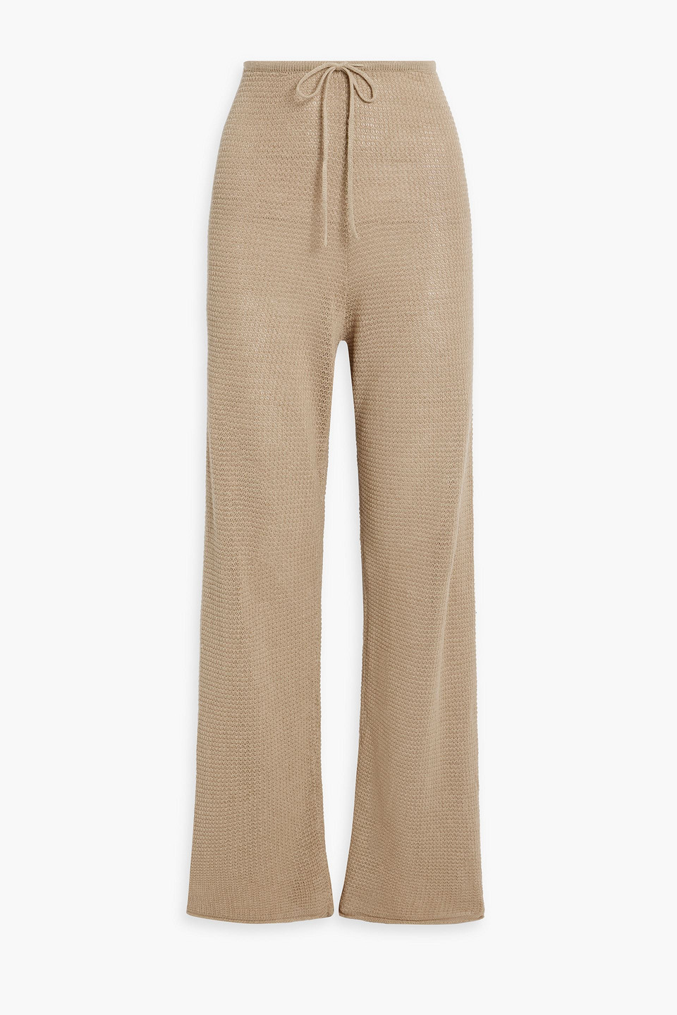 Onia Linen Wide-leg Pants In Sand